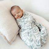Boho Baby Organic Cotton Swaddle Wrap – Eucalyptus