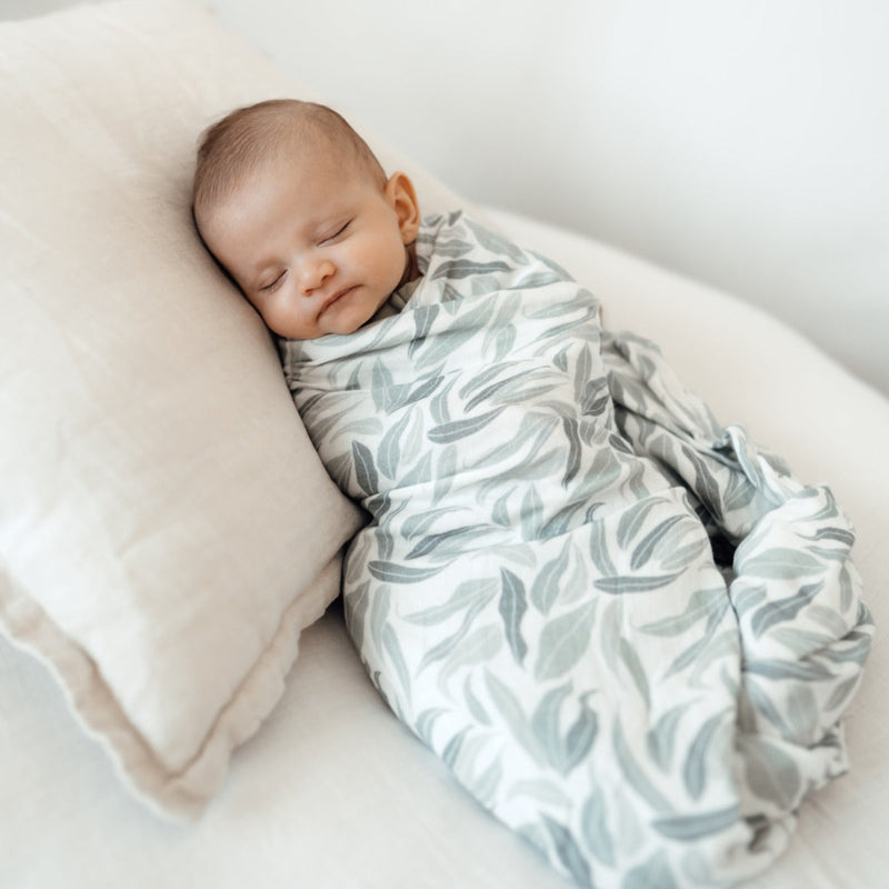 Boho Baby Eucalyptus Newborn Swaddle Wrap